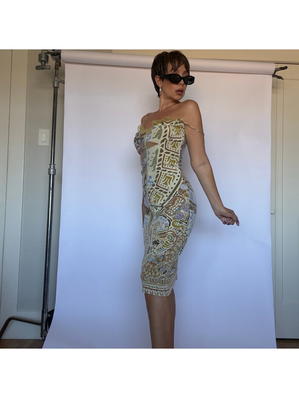 Vintage 90s Nicole Miller Dress - Picture 5 of 8